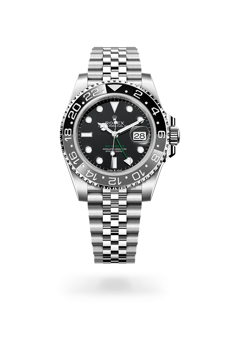 Rolex GMT Master II in Oystersteel M126710GRNR 0003 deBoulle Diamond Jewelry