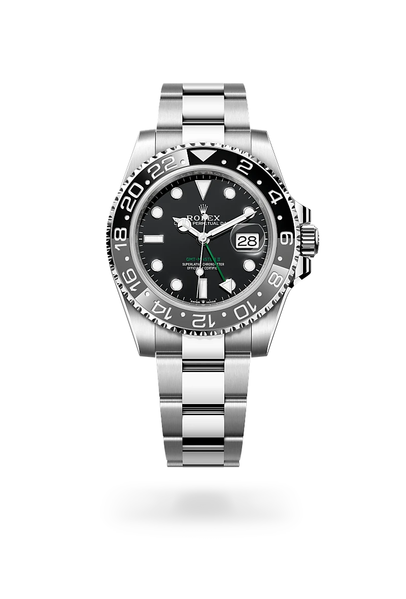 Rolex GMT Master II in Oystersteel M126710GRNR 0004 deBoulle Diamond Jewelry