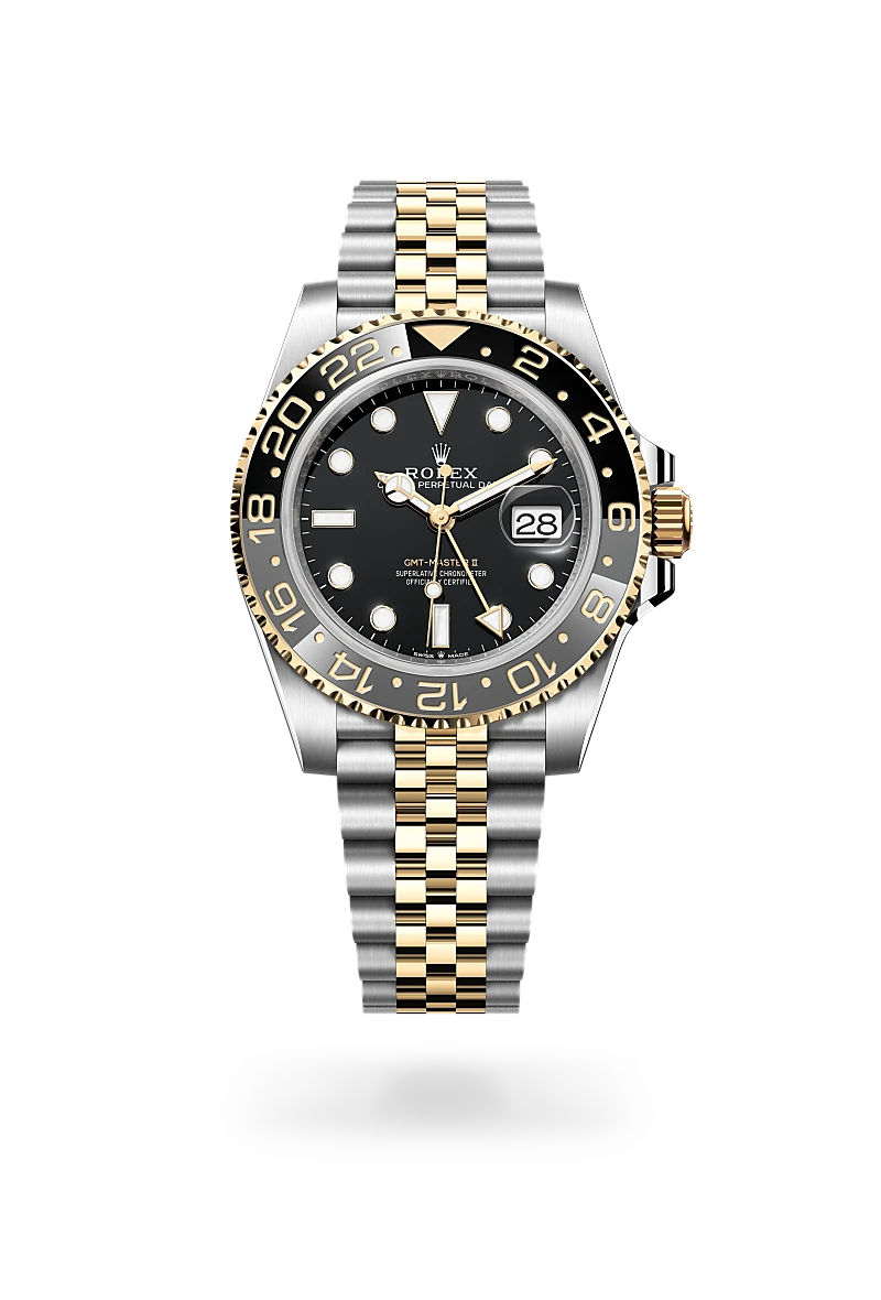 Rolex GMT-Master II in Yellow Rolesor combination of Oystersteel