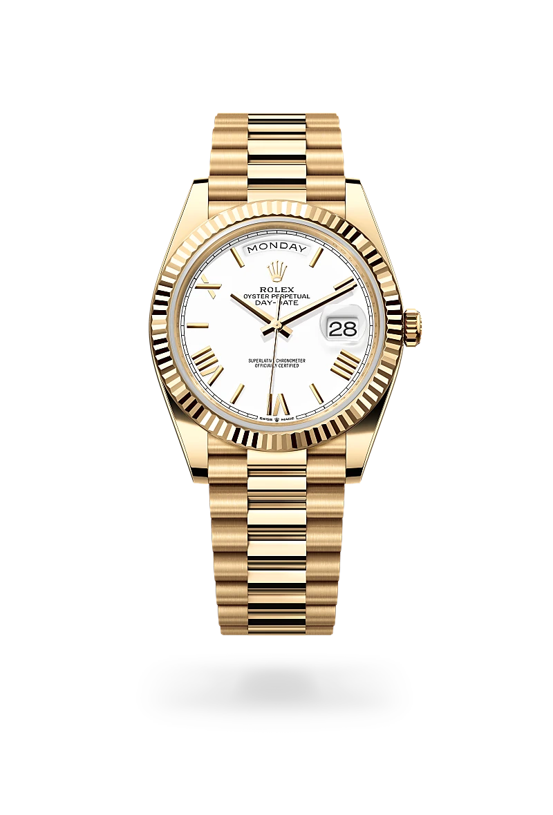 Rolex Day-Date 40 in 18 ct yellow gold, M228238-0042* deBoulle
