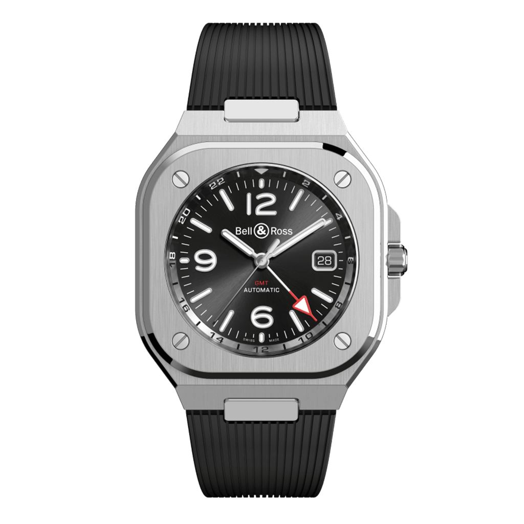 Bell & Ross BR-05 GMT Black BR05G-BL-ST/SRB