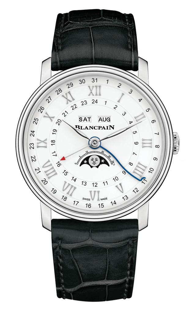 Blancpain Villeret Quantième Complet Phases de Lune GMT 6676 1127 55B