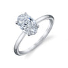 Solitaire Oval Diamond Engagement Ring