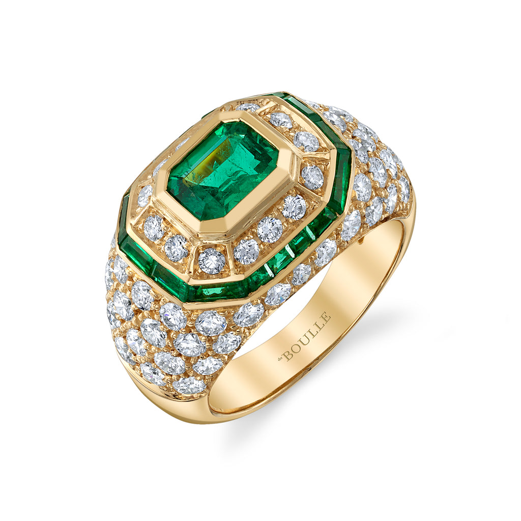 deBoulle Collection Emerald Signet Ring