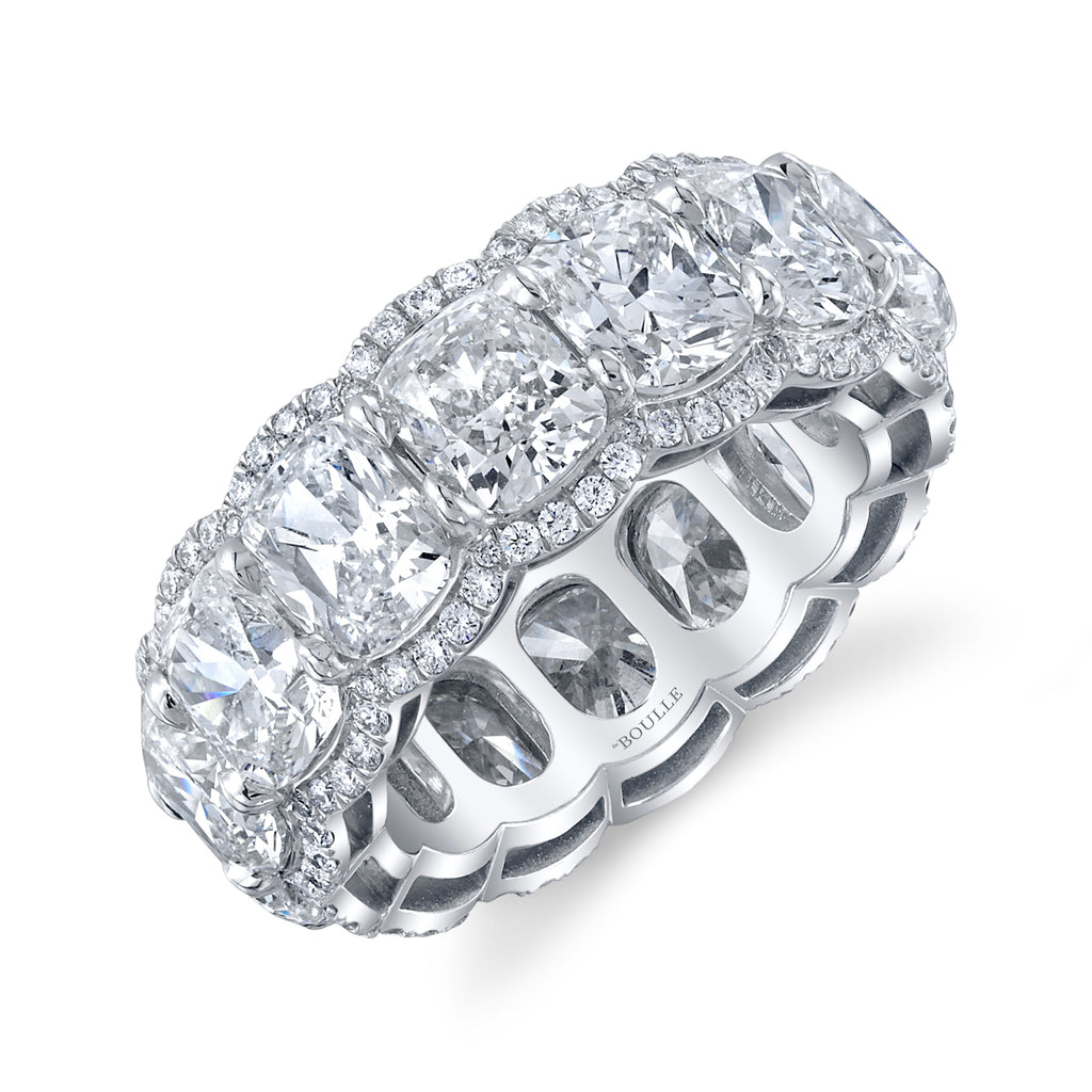 Eternity Band with Diamonds in Platinum