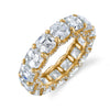 Eternity Band with Diamonds in Yellow Gold