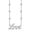 deBoulle Collection Love Pendant in White Gold
