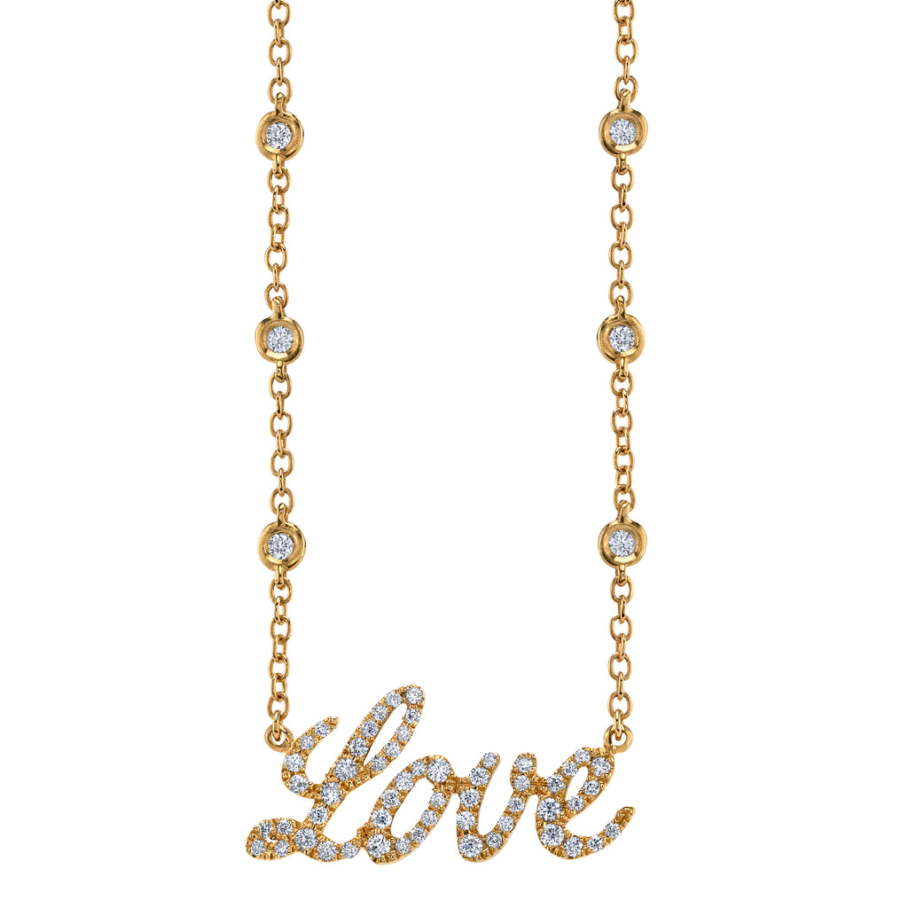 deBoulle Collection Love Pendant in Yellow Gold