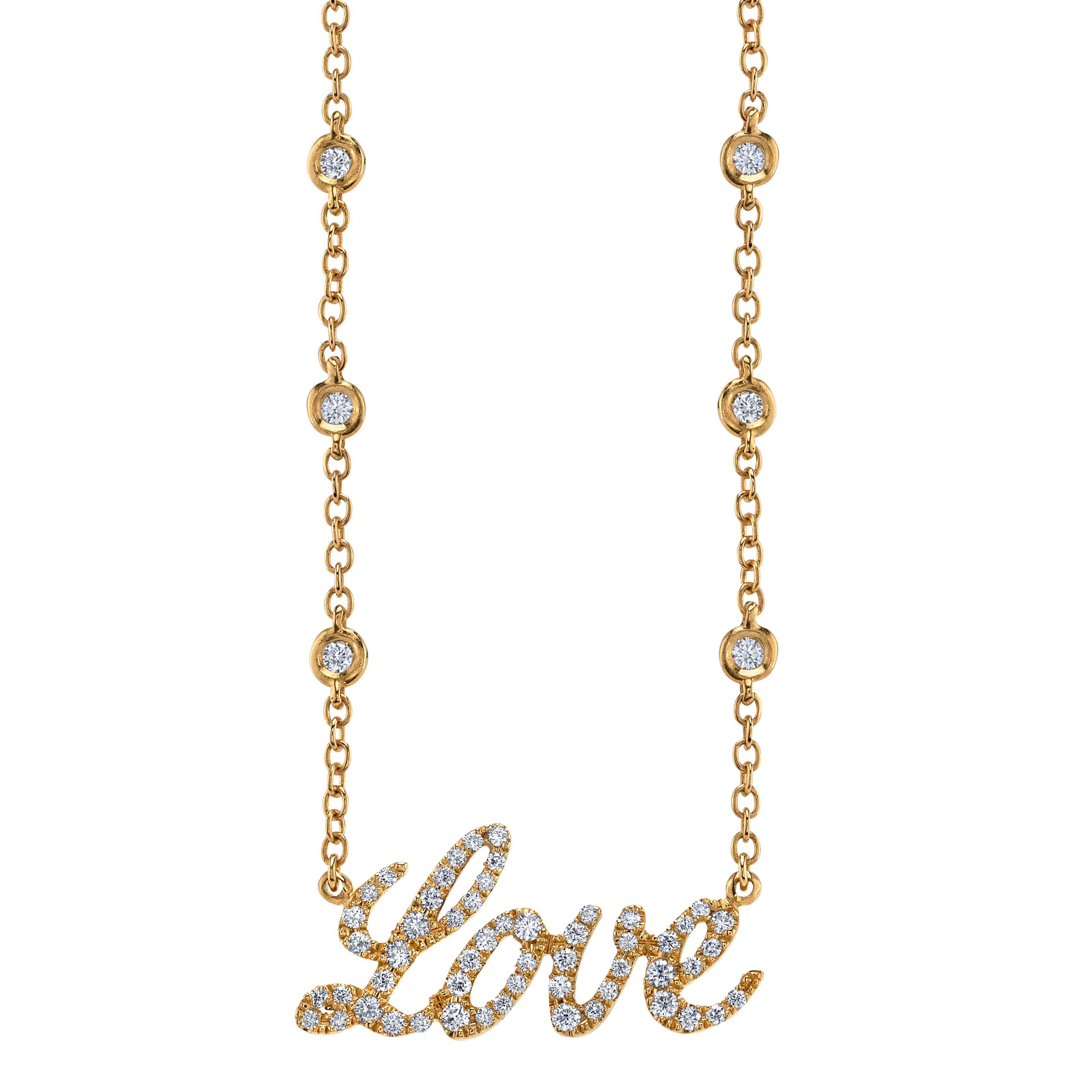 deBoulle Collection Love Pendant in Yellow Gold