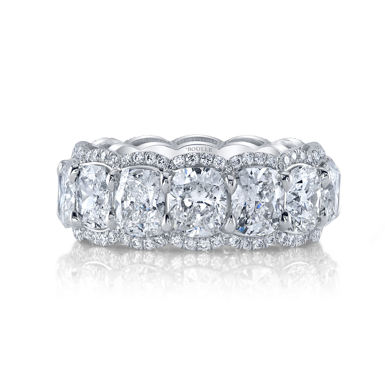 Eternity Band with Diamonds in Platinum