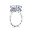 Three Stone Engagement Ring in Platinum