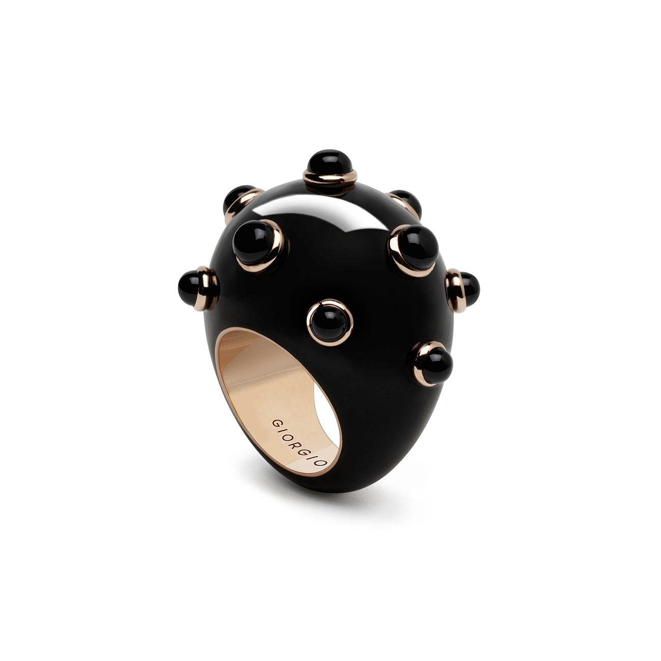 Giorgio B Goccia Ring Onyx