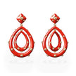 Goccia Earrings Red