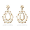 Giorgio B Goccia Earrings in Ivory Enamel