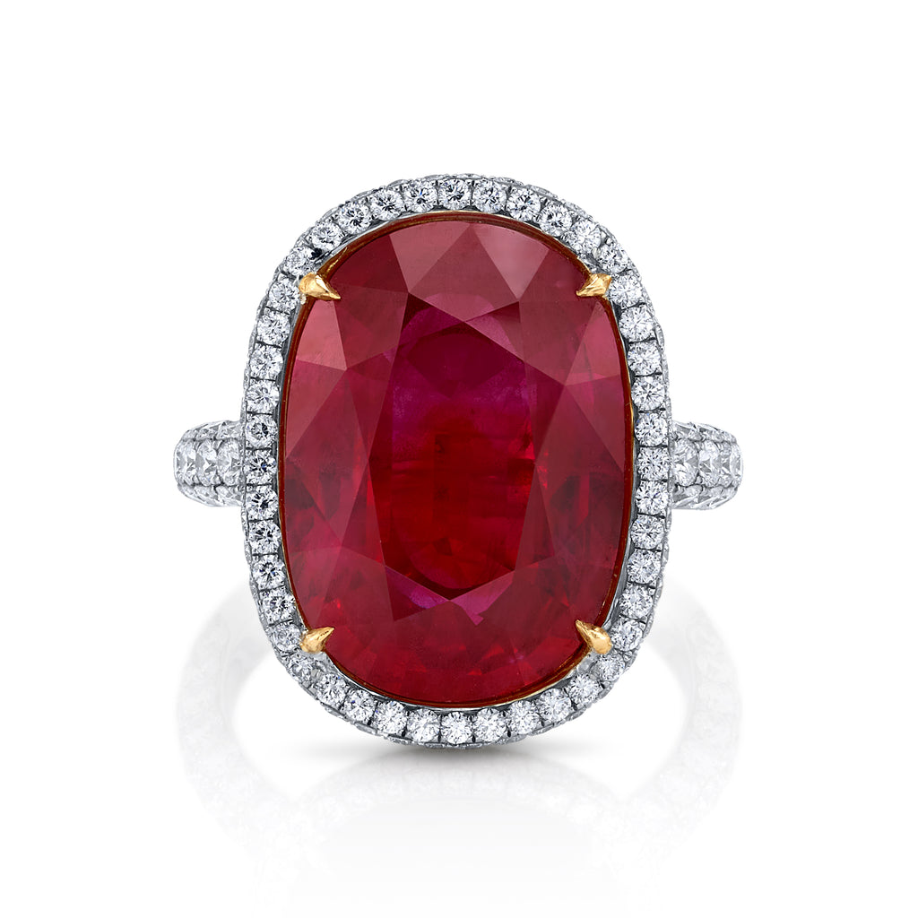 Oval Ruby Ring