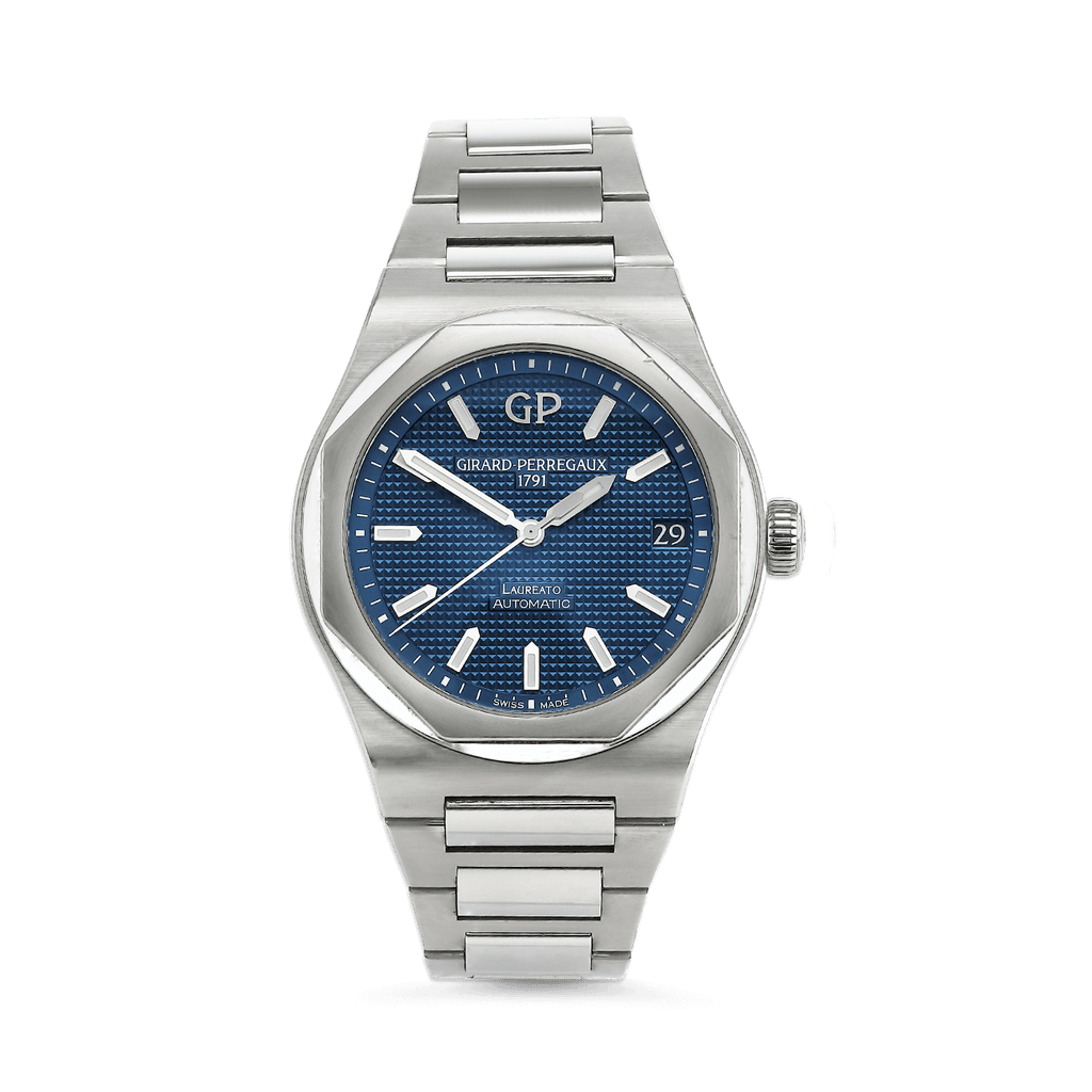 Pre-Owned Girard-Perregaux Laureato 81010-11-431-11A