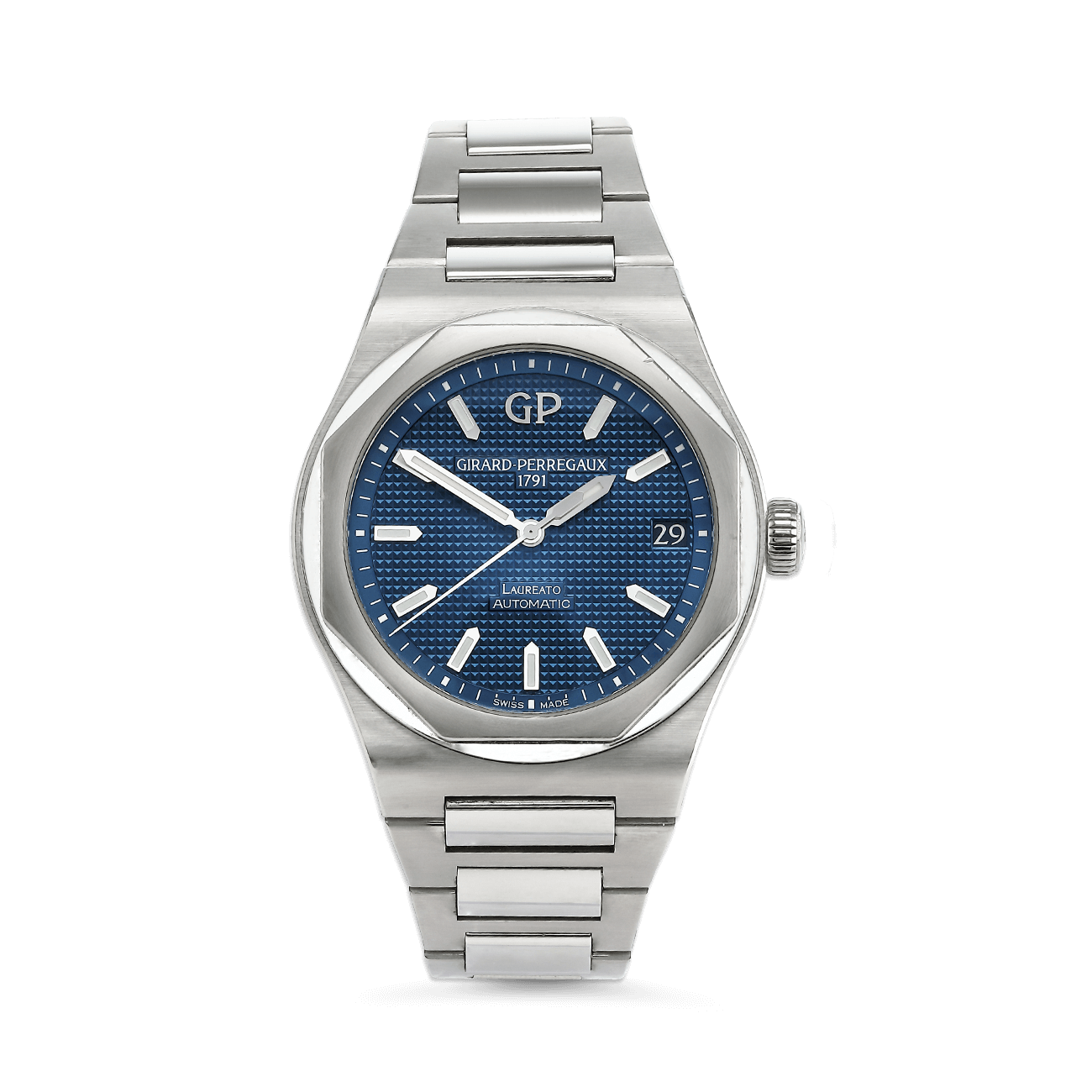 Pre-Owned Girard-Perregaux Laureato 81010-11-431-11A