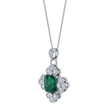 deBoulle High Jewelry Collection Emerald Bottony Cross Pendant