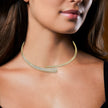 deBoulle Collection Bypass Choker in Yellow Gold