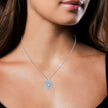 deBoulle Collection Daisy Petite Necklace in White Gold