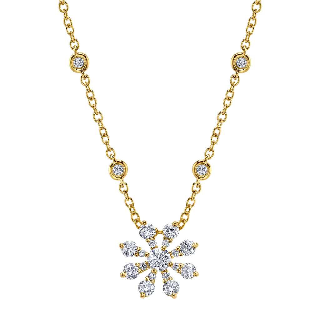 Bloom Necklace in Yellow Gold