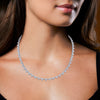 Diamond Necklace in White Gold