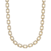 deBoulle Collection Linkedin Necklace with Diamonds in Yellow Gold