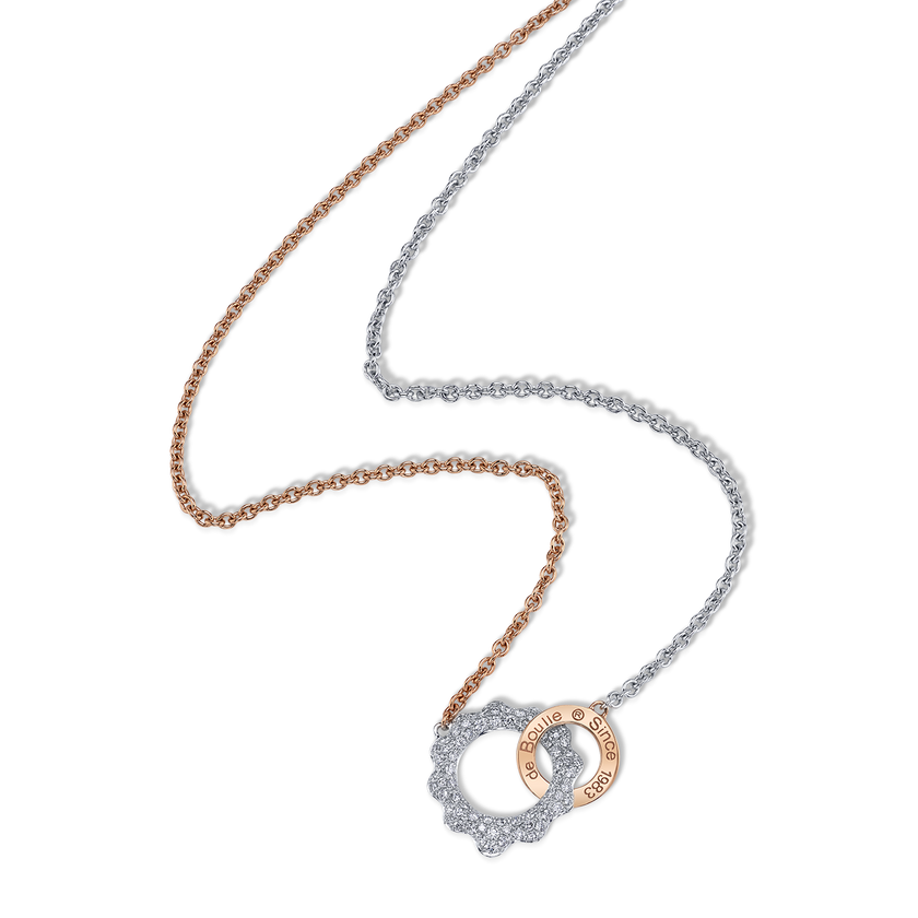 deBoulle Since 1983 Necklace in White and Rose Gold