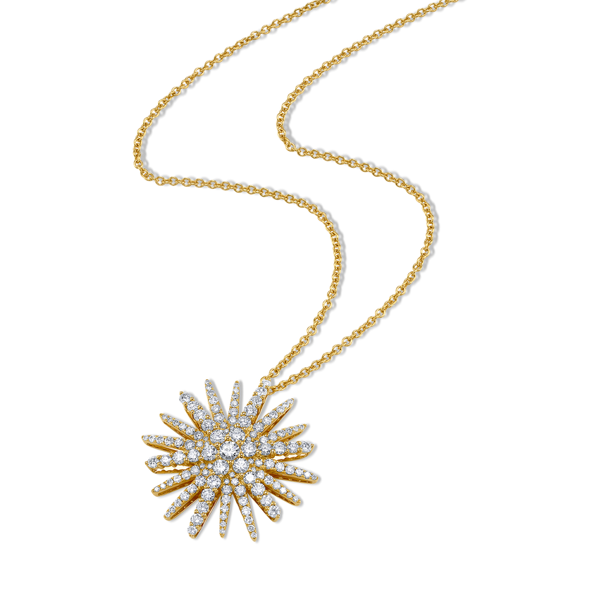 deBoulle Collection Supernova Pendant in Yellow Gold