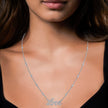 Love Necklace in White Gold