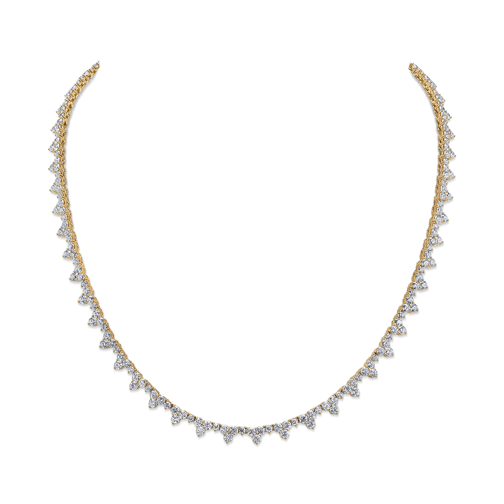 Diamond Necklace in White Gold