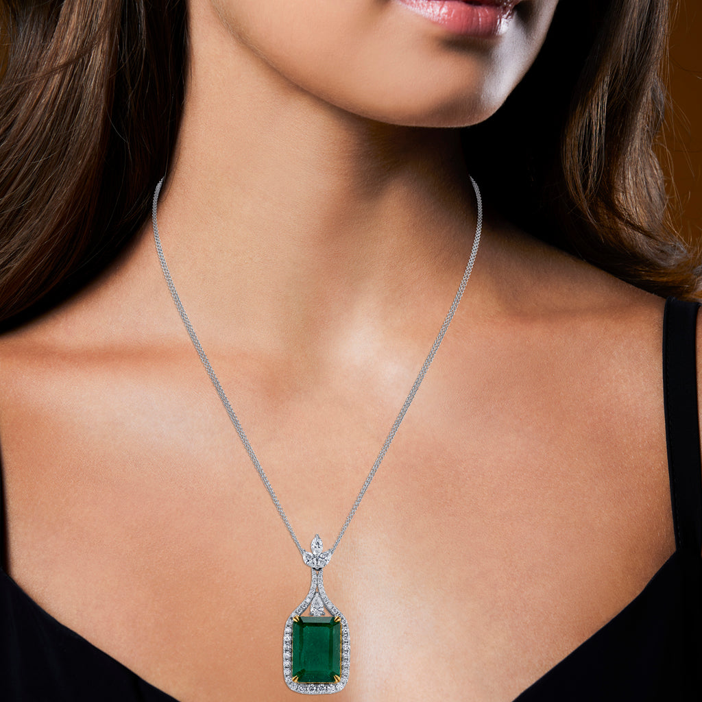 deBoulle High Jewelry Collection Emerald Pendant