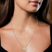 deBoulle Collection Round Diamond Cluster Pendant in Yellow Gold