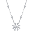 deBoulle Collection Bloom Necklace in White Gold