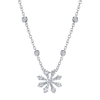 deBoulle Collection Bloom Necklace in White Gold