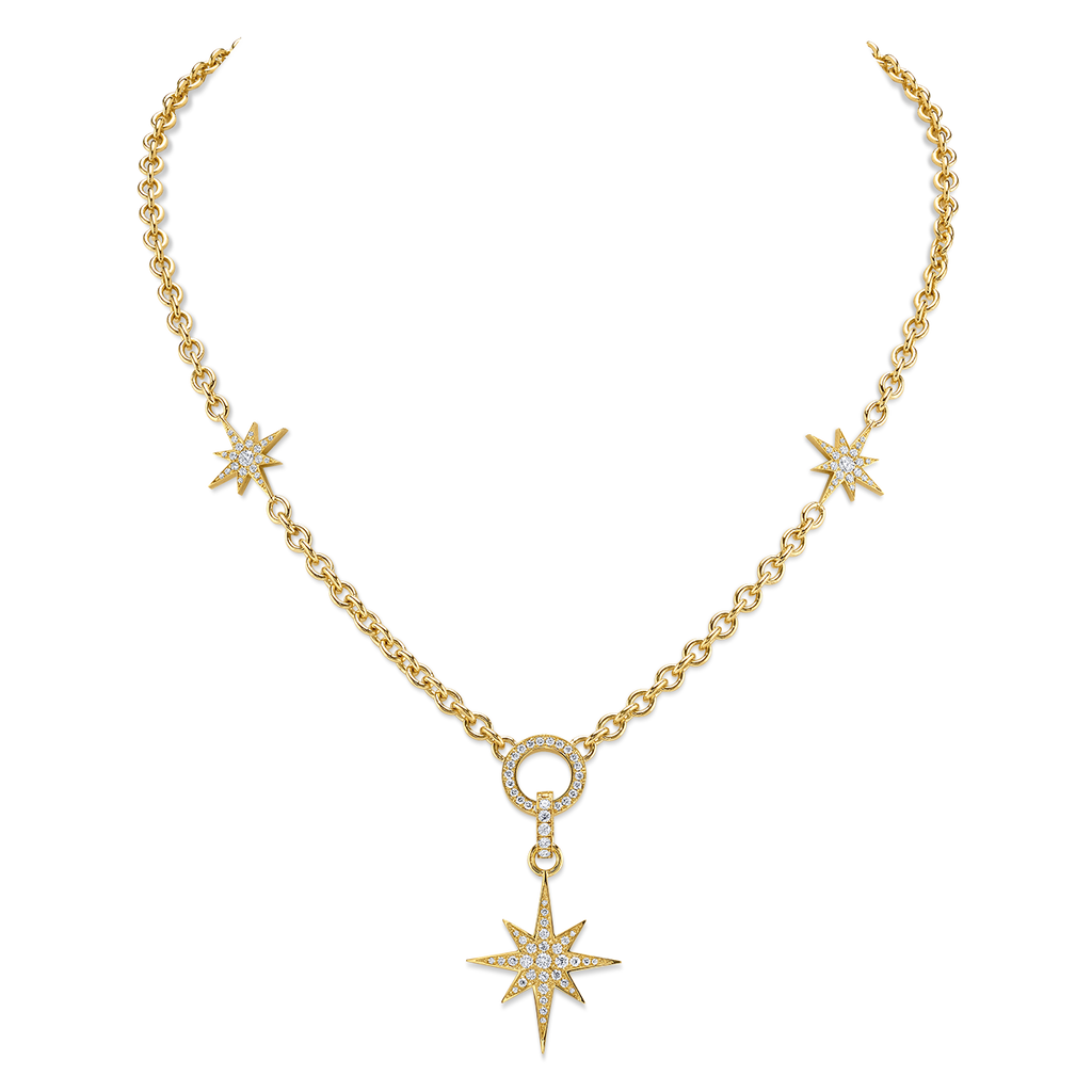 Constellation Necklace in Yellow Gold