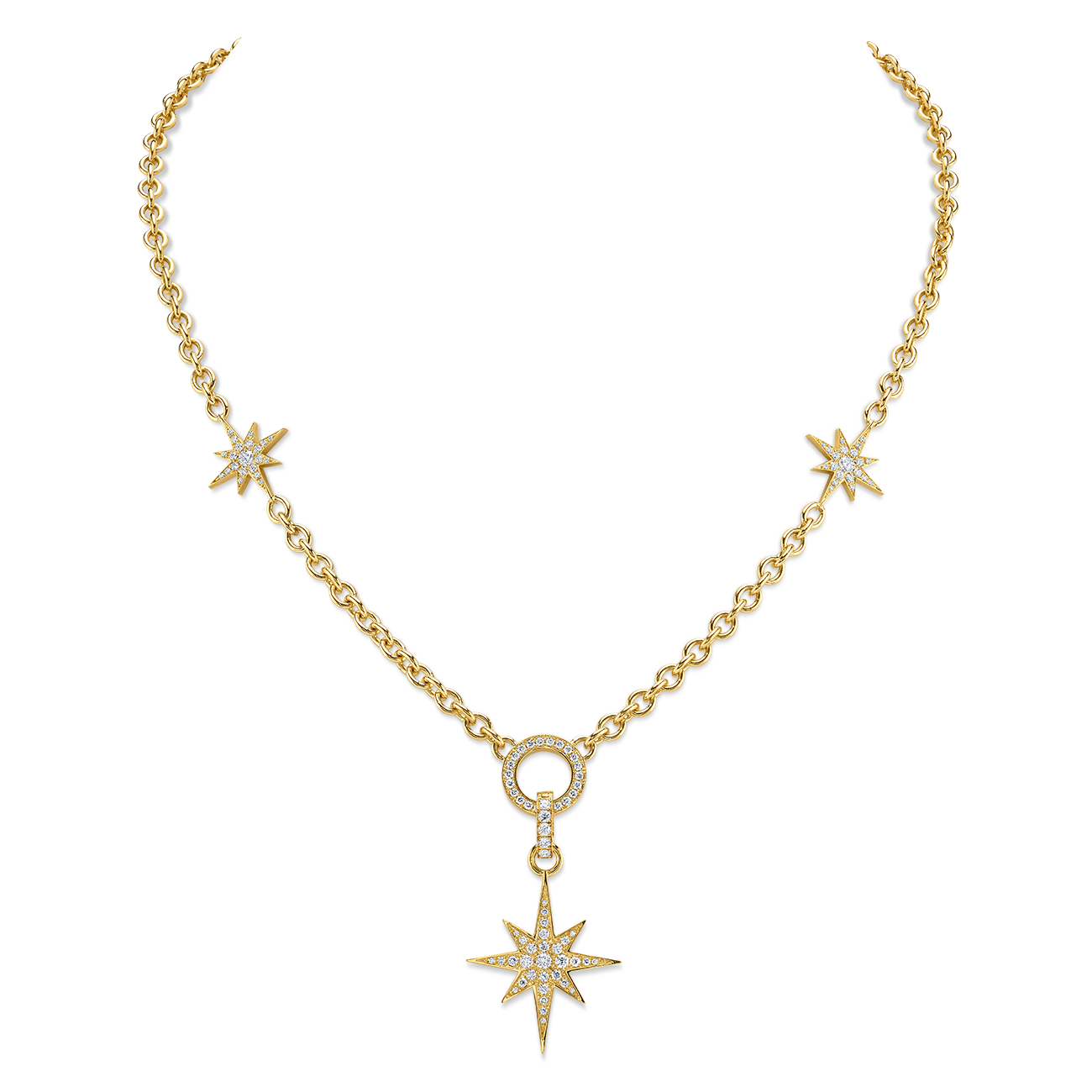 Constellation Necklace in Yellow Gold