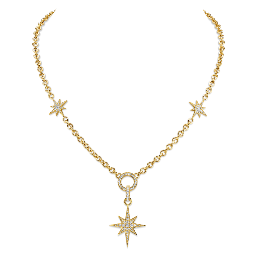 Constellation Necklace in Yellow Gold