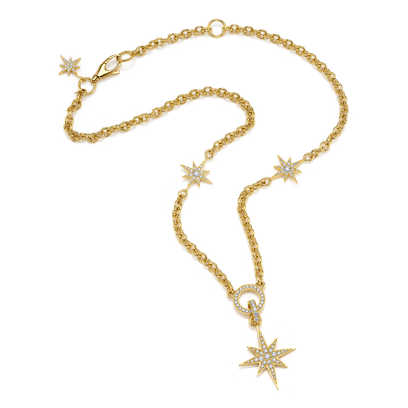 deBoulle Collection Constellation Necklace in Yellow Gold