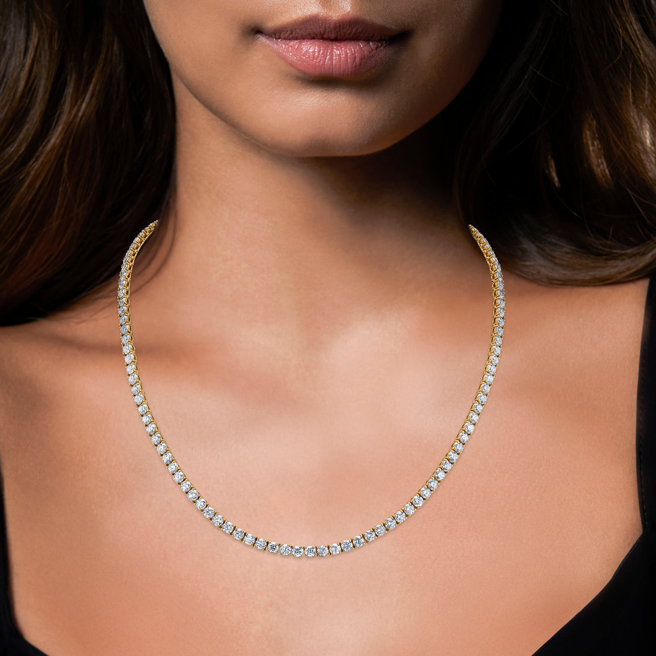 deBoulle Collection Diamond Tennis Necklace