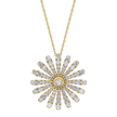 Daisy Necklace in Yellow Gold