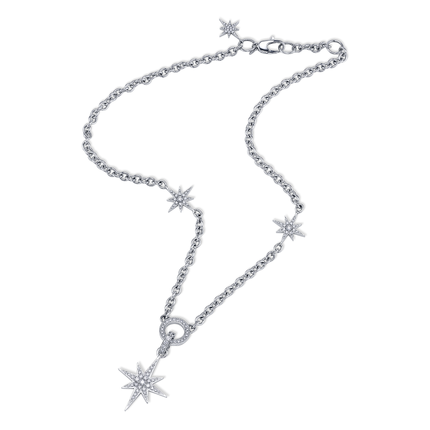 deBoulle Collection Constellation Necklace in White Gold