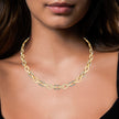 deBoulle Collection Linkedin Necklace in Yellow Gold