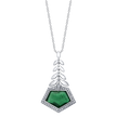 Sheaf Emerald Pendant