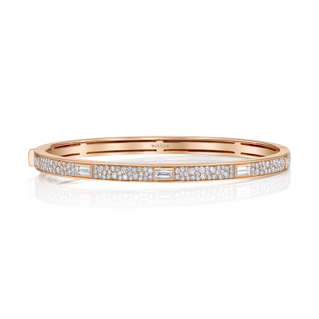 Signataire Stacking Bangle in Rose Gold