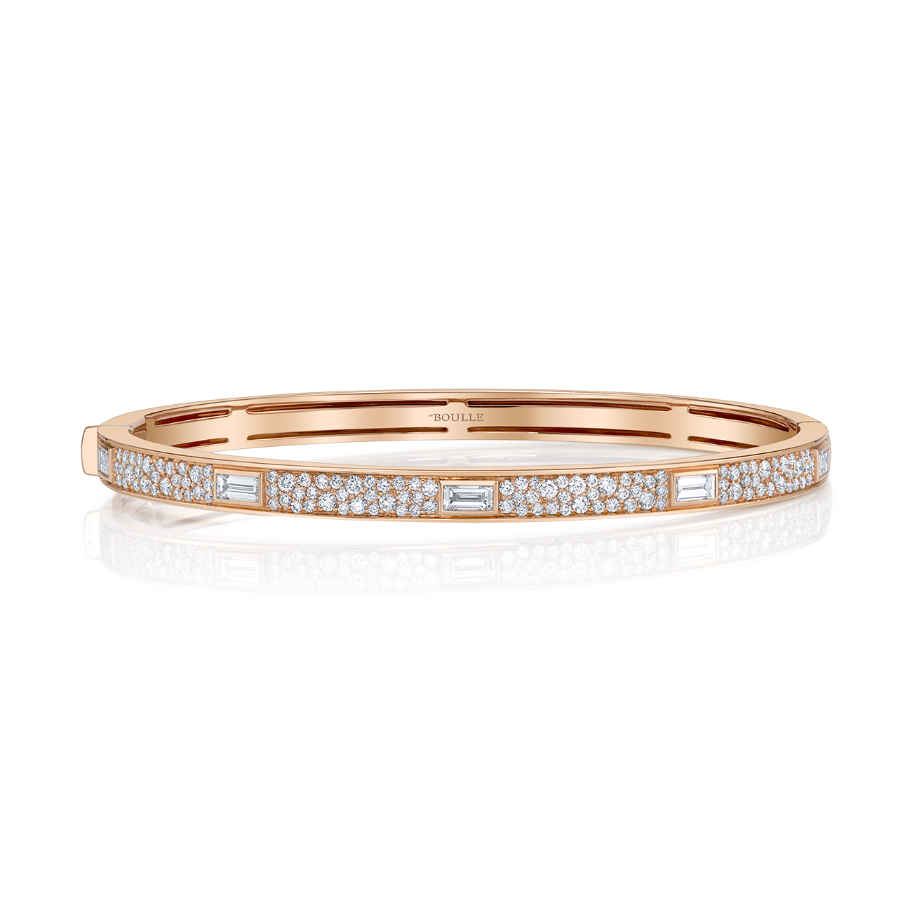 Signataire Stacking Bangle in Rose Gold