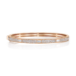 Signataire Stacking Bangle in Rose Gold