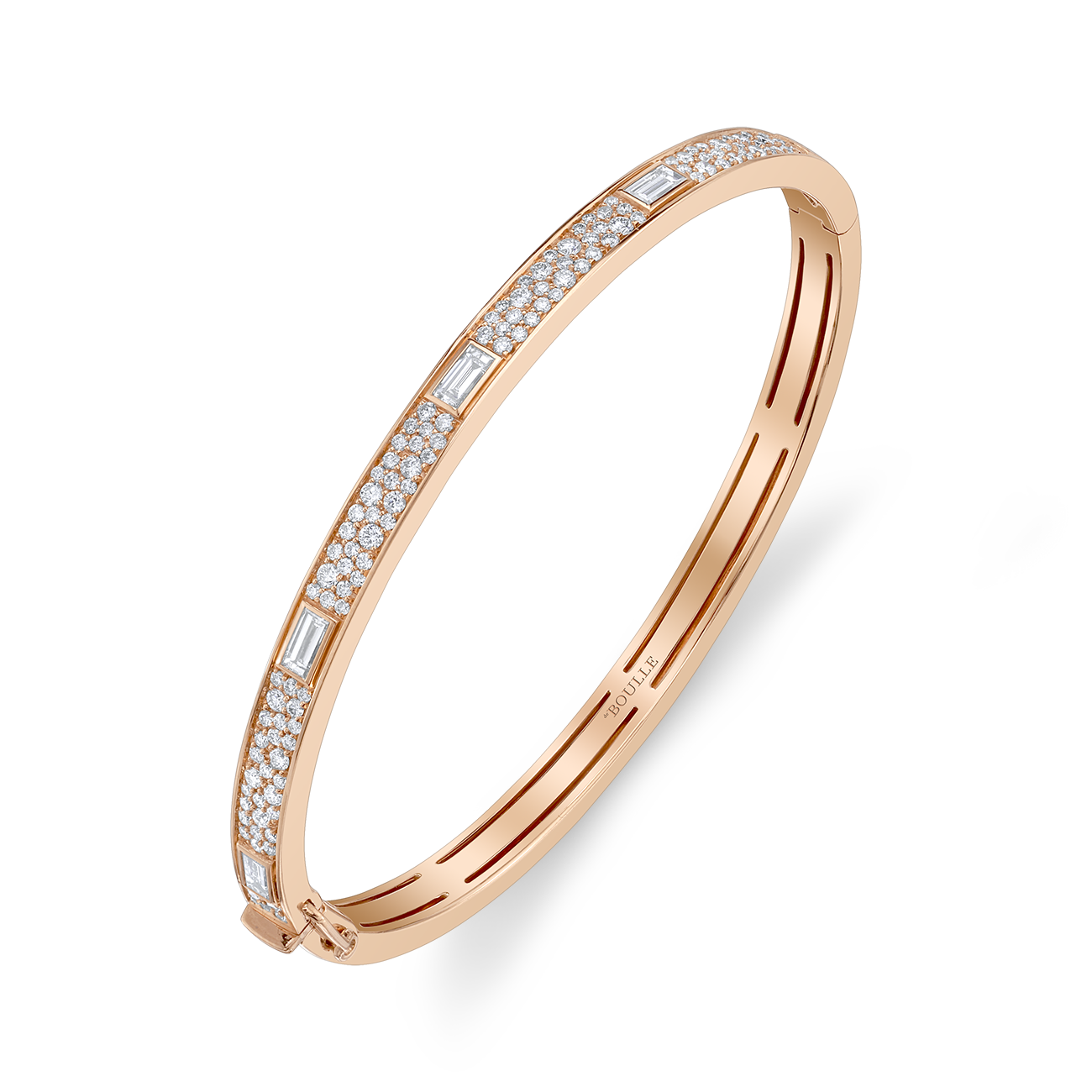 Signataire Stacking Bangle in Rose Gold