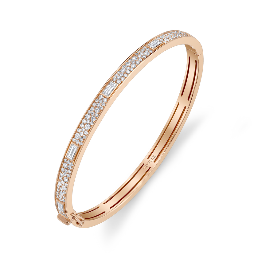 deBoulle Collection Signataire Stacking Bangle in Rose Gold