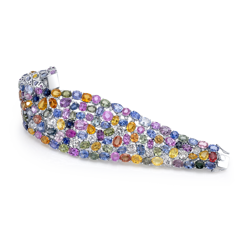 deBoulle Estate Collection Spectrum Sapphire Bracelet